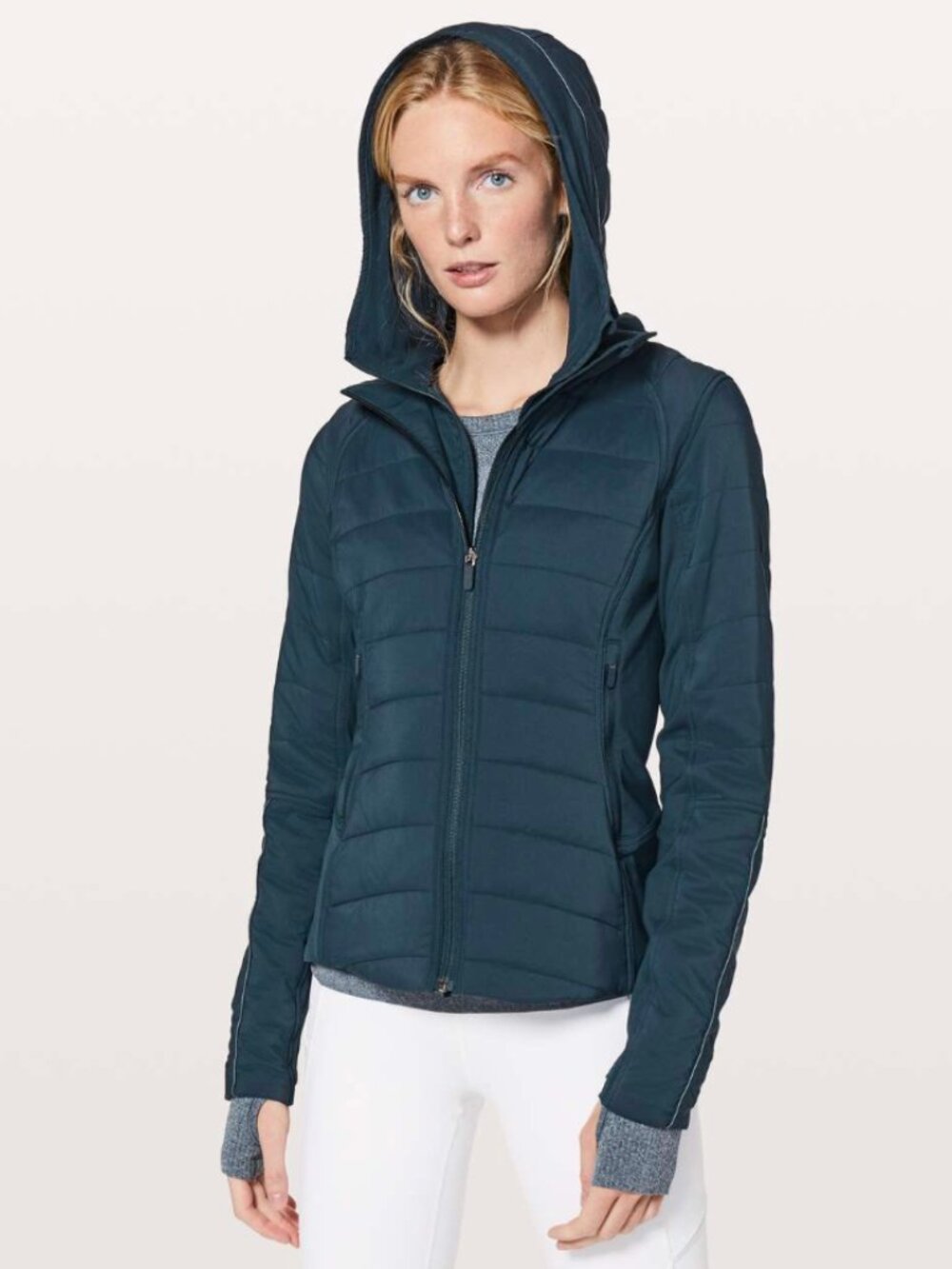 Lululemon Extra Mile Jacket - Nocturnal Teal - Size 10